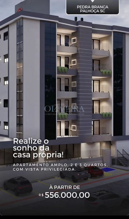 Apartamento em Capoeiras, Florianópolis/SC de 80m² 2 quartos à venda por R$ 555.000,00