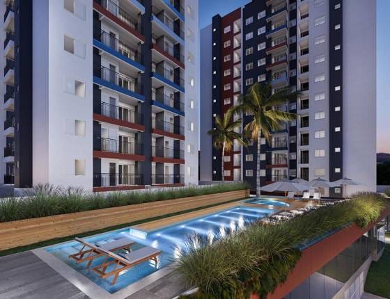 Apartamento em Centro, Diadema/SP de 54m² 2 quartos à venda por R$ 342.000,00