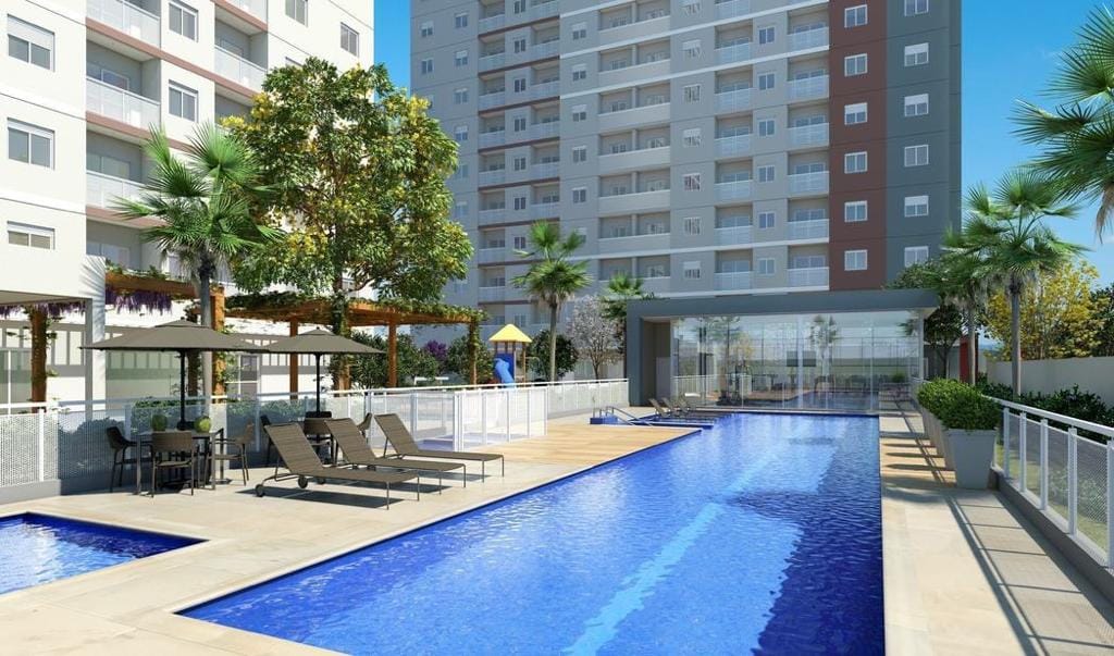 Apartamento em Residencial Parque Granja Cecília B, Bauru/SP de 56m² 2 quartos à venda por R$ 368.000,00
