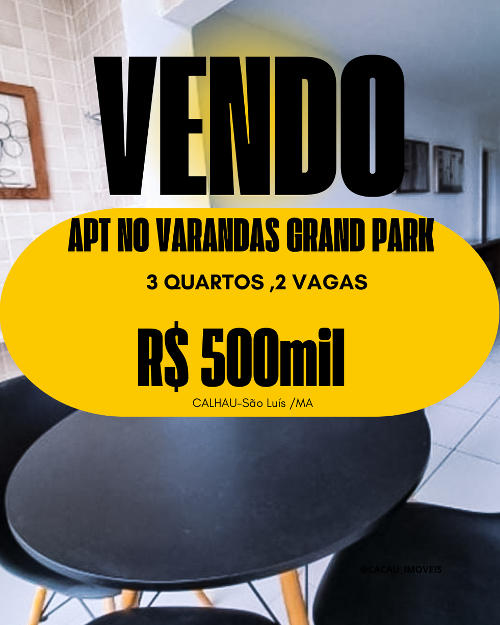 Apartamento em Calhau, São Luís/MA de 78m² 3 quartos à venda por R$ 499.000,00