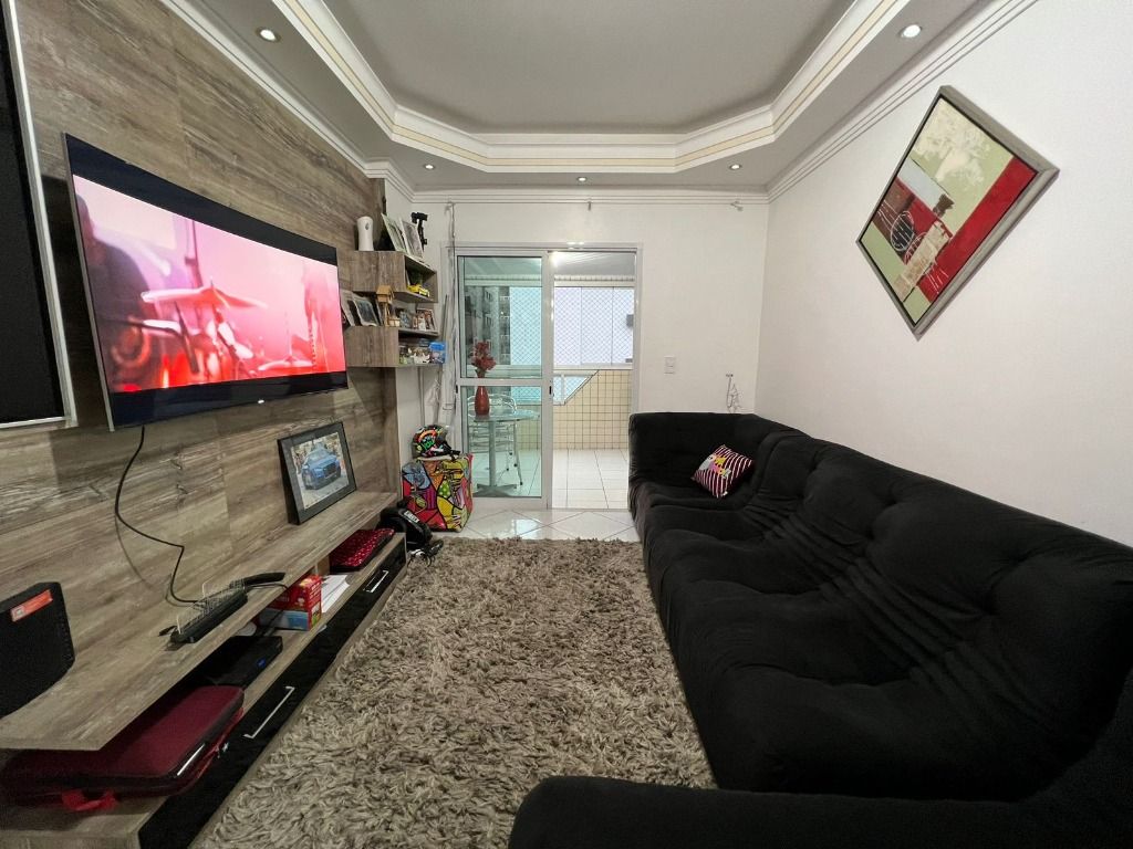 Apartamento em Vila Guilhermina, Praia Grande/SP de 110m² 3 quartos à venda por R$ 529.000,00