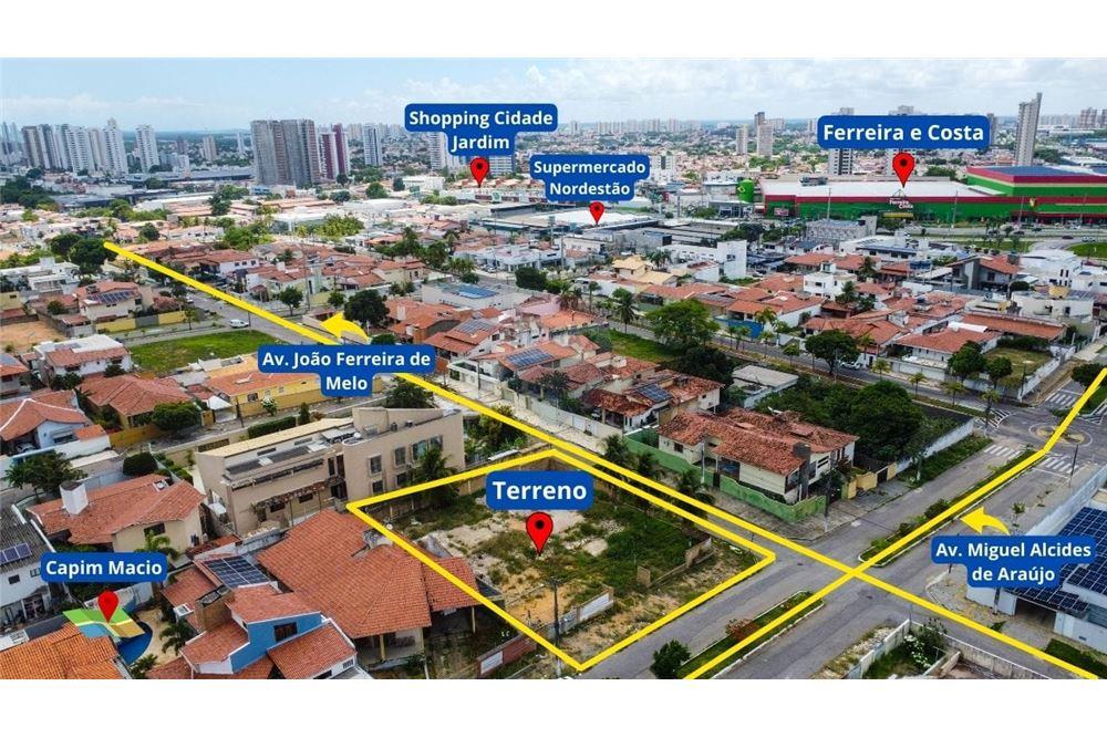 Terreno em Capim Macio, Natal/RN de 900m² à venda por R$ 798.000,00