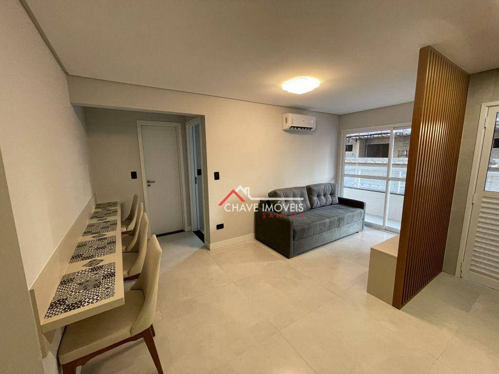 Apartamento em Boqueirão, Praia Grande/SP de 52m² 1 quartos à venda por R$ 484.000,00
