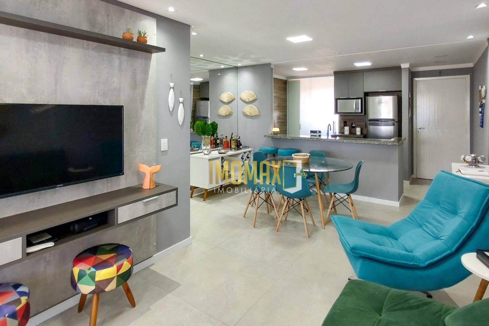 Apartamento em Boqueirão, Praia Grande/SP de 69m² 2 quartos à venda por R$ 774.000,00