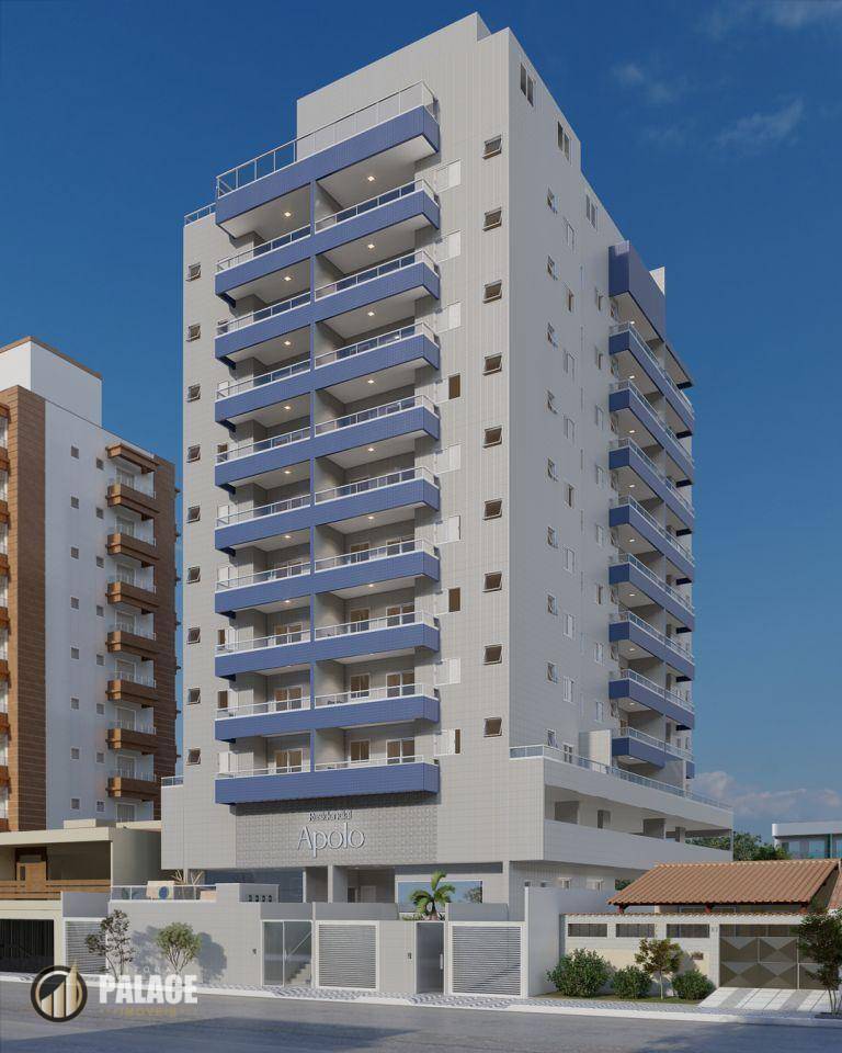 Apartamento em Vila Guilhermina, Praia Grande/SP de 63m² 2 quartos à venda por R$ 404.920,00