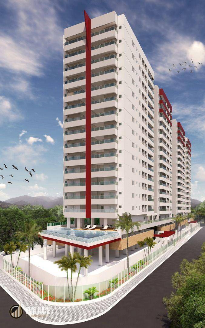 Apartamento em Vila Caiçara, Praia Grande/SP de 71m² 2 quartos à venda por R$ 546.679,22