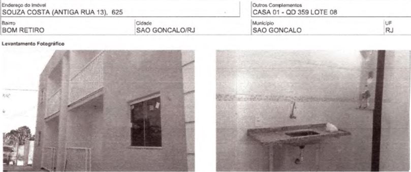 Casa em Bom Retiro, São Gonçalo/RJ de 78m² 2 quartos à venda por R$ 68.166,00