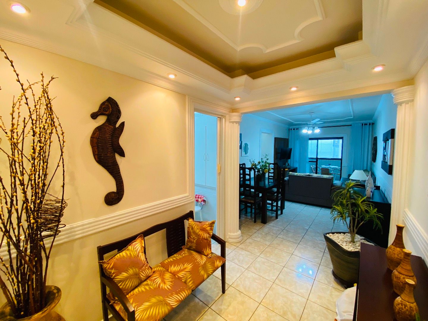 Apartamento em Cidade Ocian, Praia Grande/SP de 80m² 2 quartos para locação R$ 2.700,00/mes