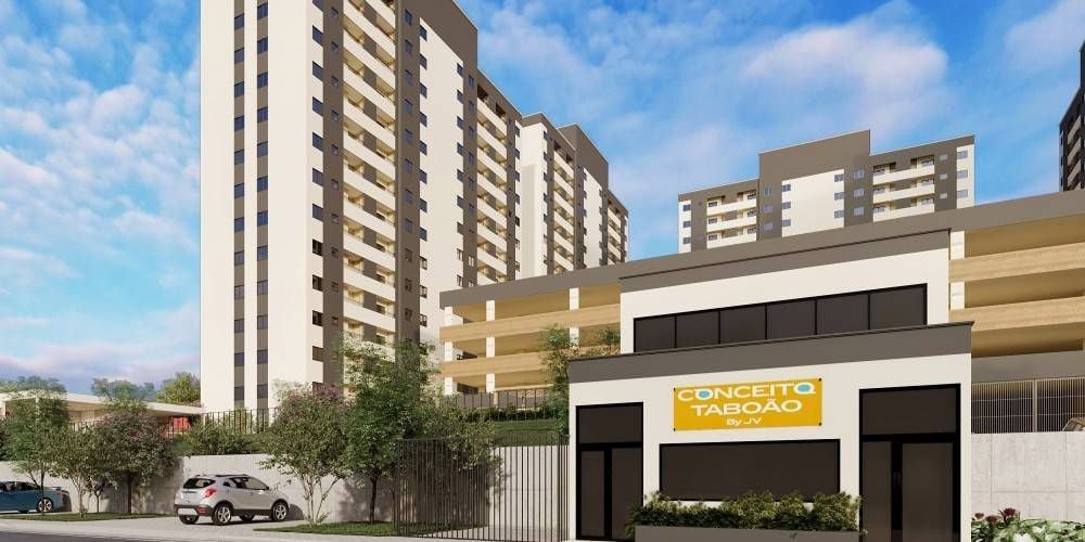 Apartamento em Parque Industrial das Oliveiras, Taboão da Serra/SP de 47m² 2 quartos à venda por R$ 257.395,00