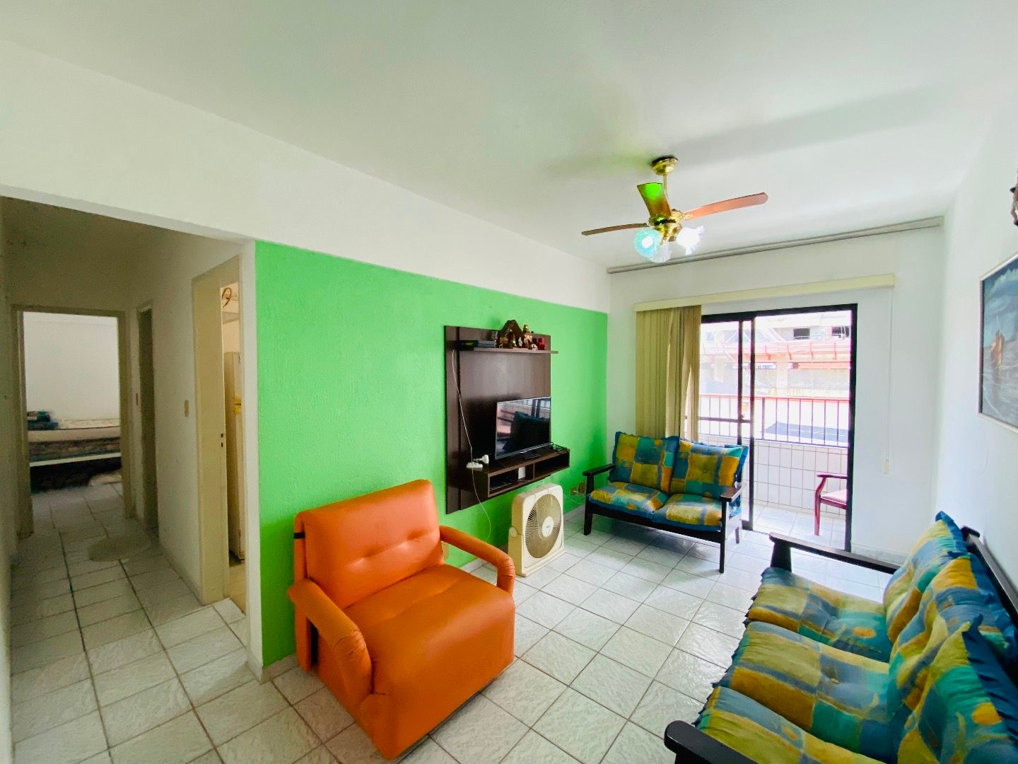 Apartamento em Vila Tupi, Praia Grande/SP de 53m² 1 quartos para locação R$ 2.200,00/mes