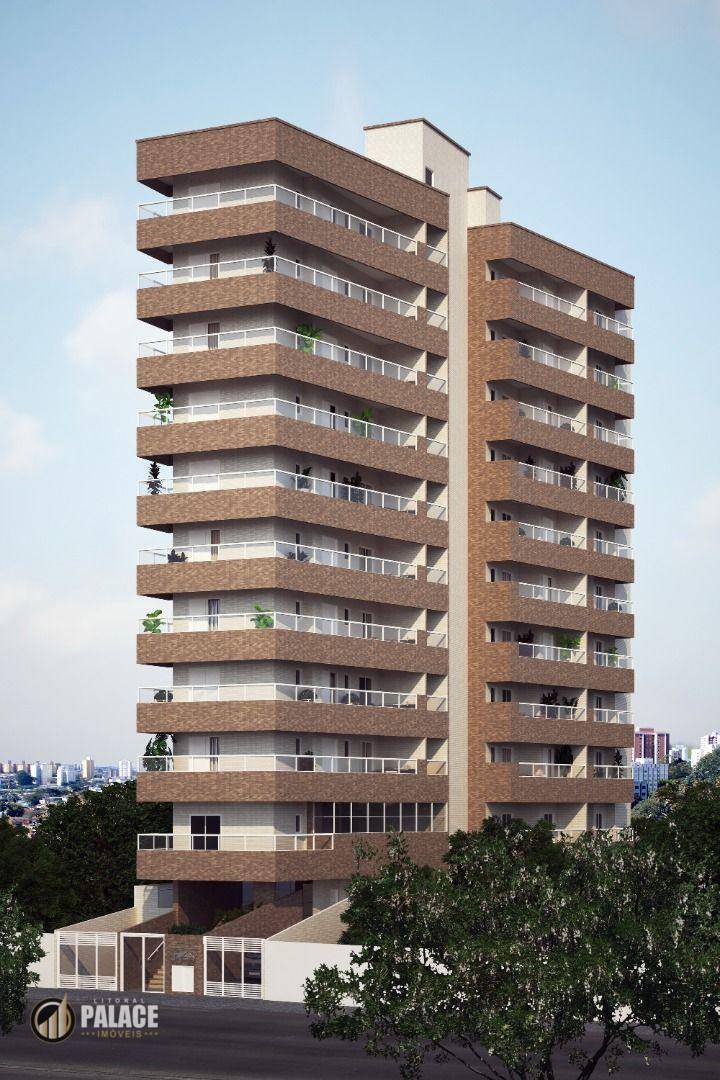 Apartamento em Vila Guilhermina, Praia Grande/SP de 81m² 2 quartos à venda por R$ 672.000,00