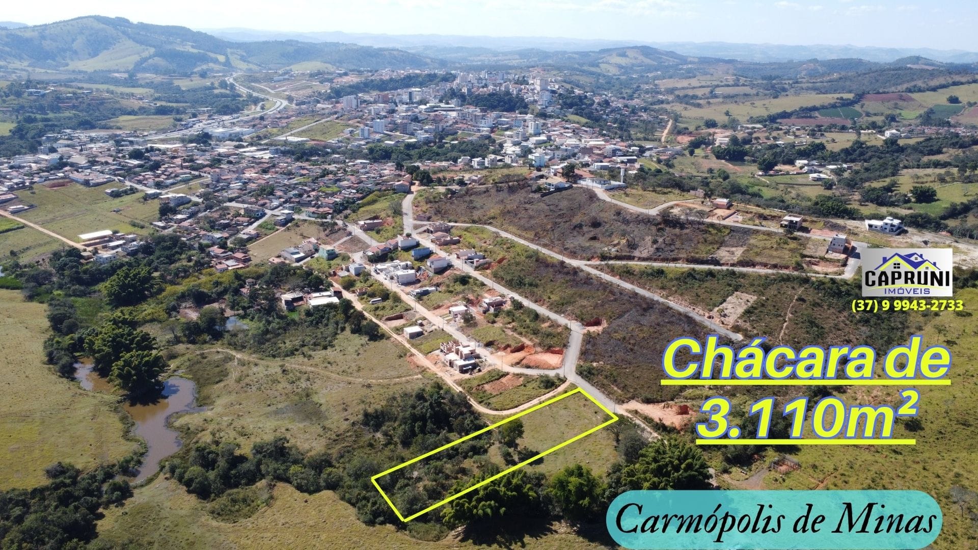 Chácara em , Carmópolis de Minas/MG de 3110m² 1 quartos à venda por R$ 219.000,00