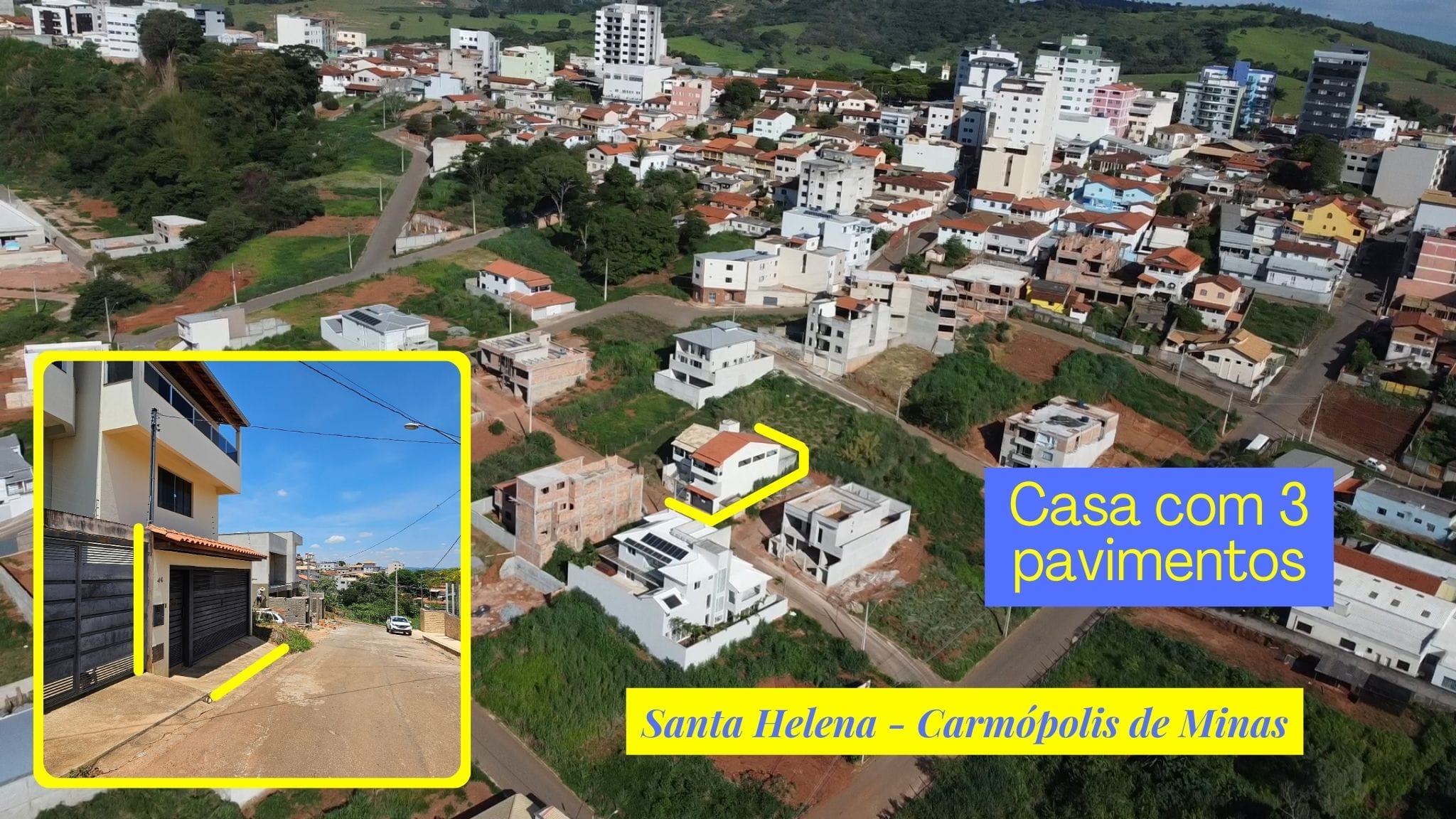 Casa em , Carmópolis de Minas/MG de 126m² 2 quartos à venda por R$ 399.000,00
