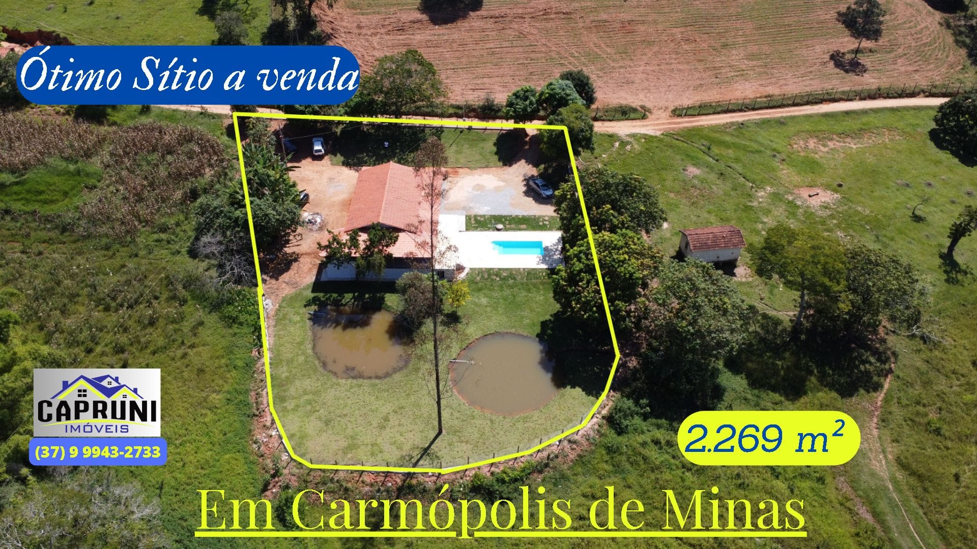 Fazenda em , Carmópolis de Minas/MG de 10m² 4 quartos à venda por R$ 469.000,00