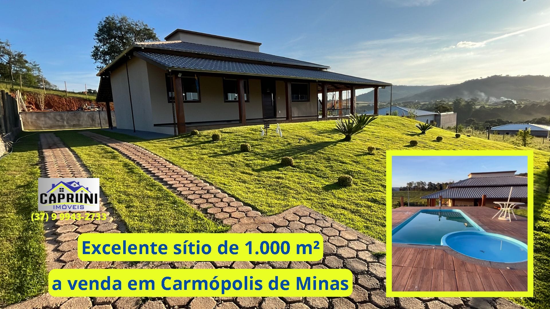 Fazenda em , Carmópolis de Minas/MG de 10m² 3 quartos à venda por R$ 469.000,00