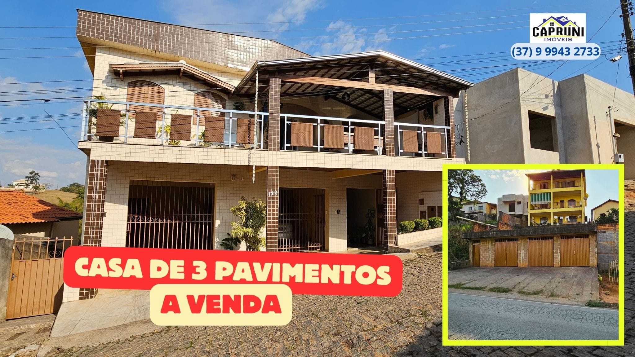 Casa em , Carmópolis de Minas/MG de 414m² 7 quartos à venda por R$ 1.249.000,00