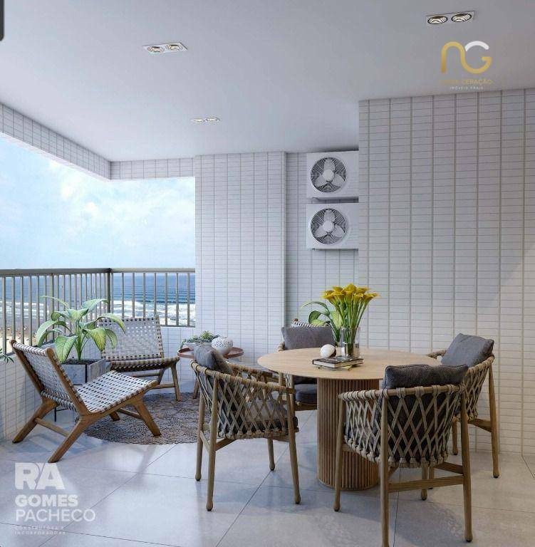 Apartamento em Vila Guilhermina, Praia Grande/SP de 119m² 3 quartos à venda por R$ 669.000,00