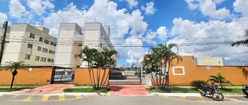 Apartamento em Sítios Santa Luzia, Aparecida de Goiânia/GO de 45m² 2 quartos para locação R$ 1.000,00/mes