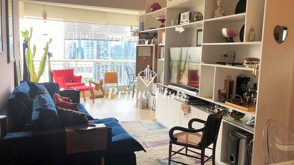 Flat em Cidade Monções, São Paulo/SP de 75m² 2 quartos para locação R$ 7.050,00/mes