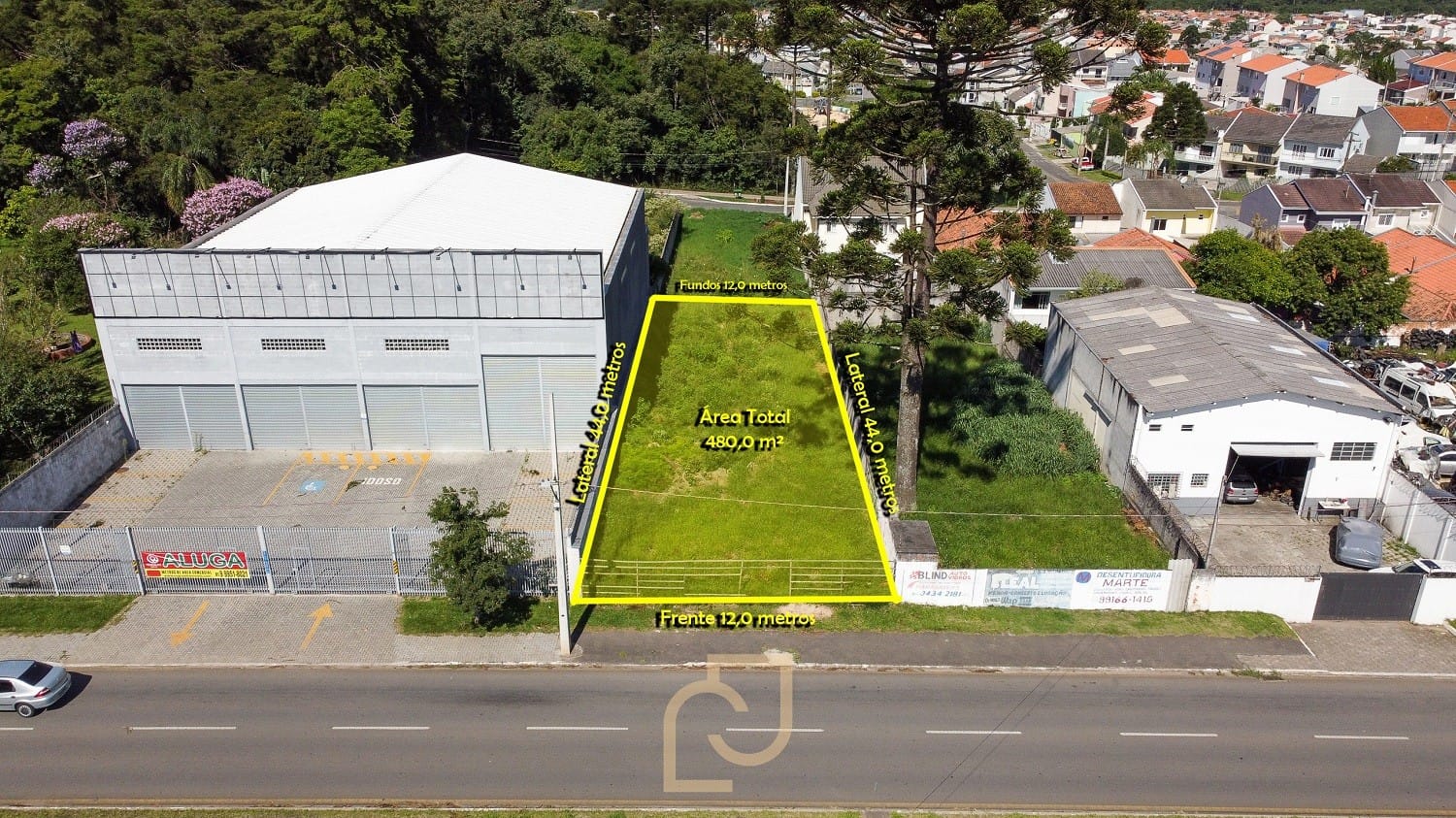 Terreno em Alto Tarumã, Pinhais/PR de 480m² à venda por R$ 849.000,00