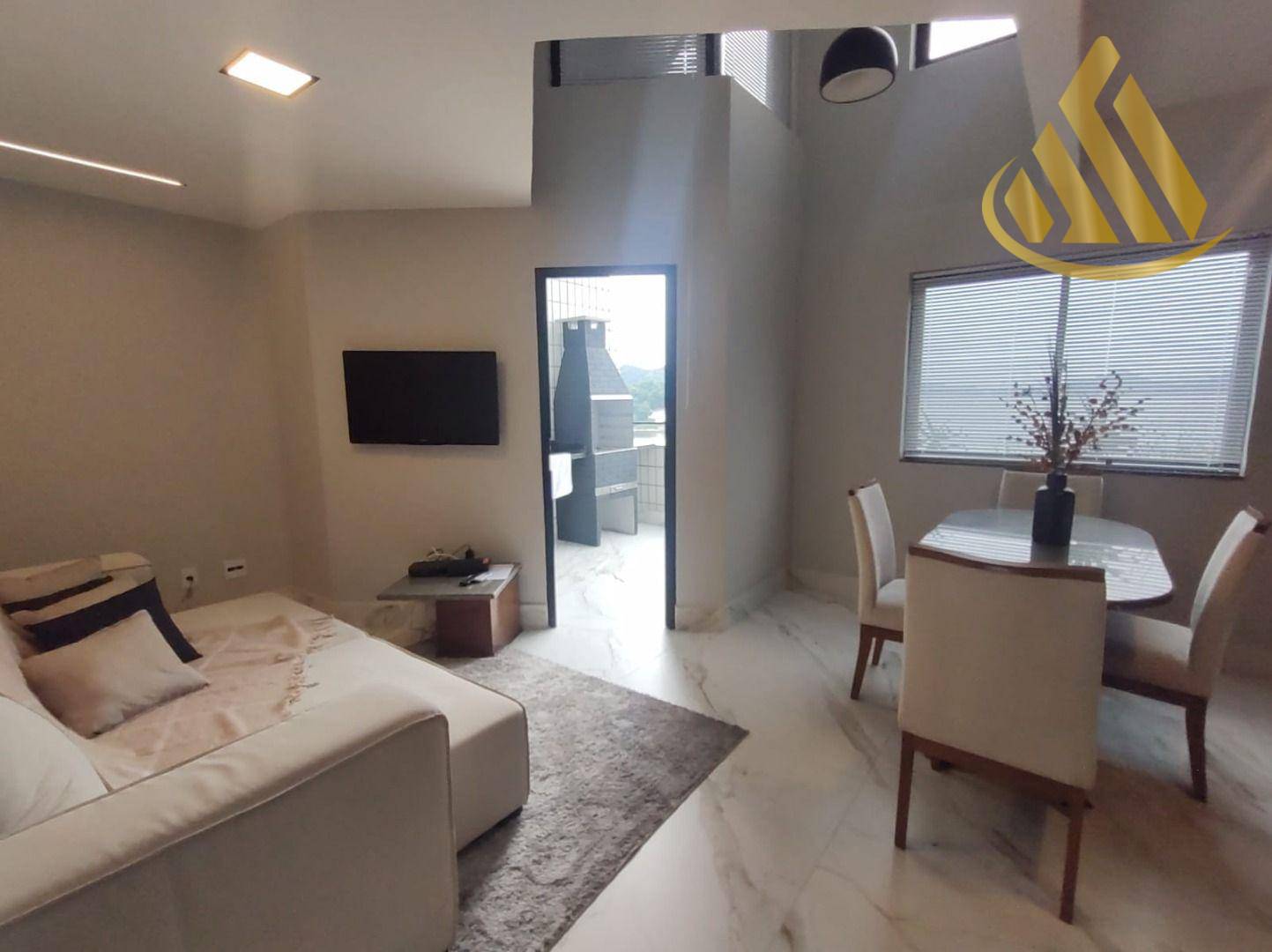 Flat em Ponta da Praia, Santos/SP de 111m² 2 quartos para locação R$ 5.000,00/mes