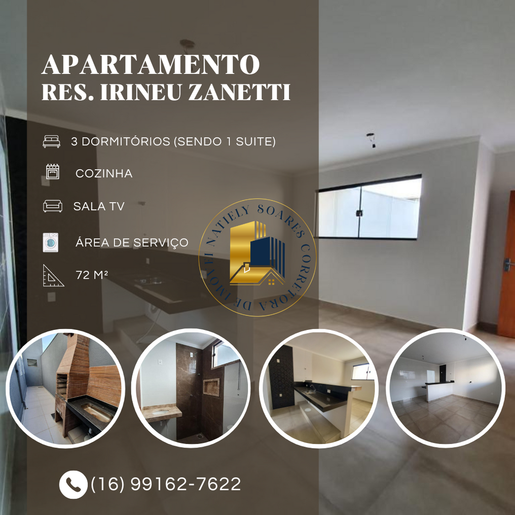 Apartamento em Centro, Franca/SP de 83m² 3 quartos à venda por R$ 259.000,00