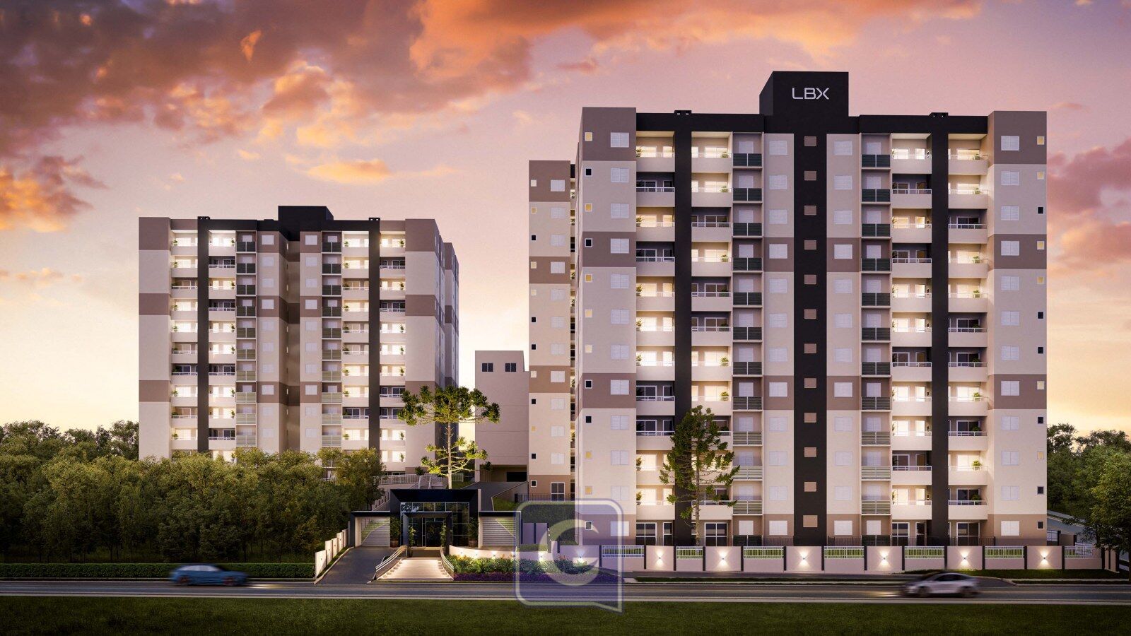 Apartamento em Centro, Cascavel/PR de 55m² 2 quartos à venda por R$ 332.437,00