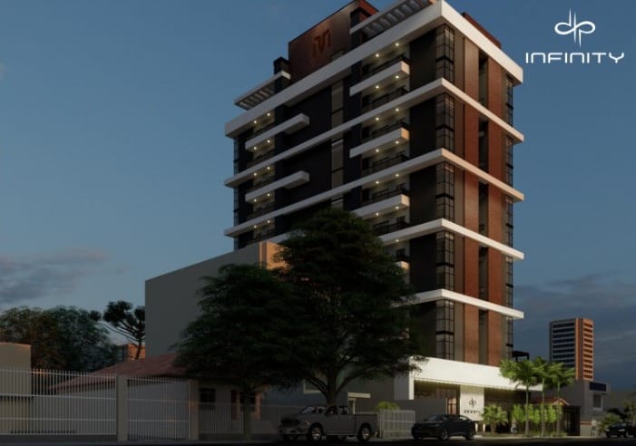 Apartamento em Centro, São José dos Pinhais/PR de 62m² 3 quartos à venda por R$ 498.000,00