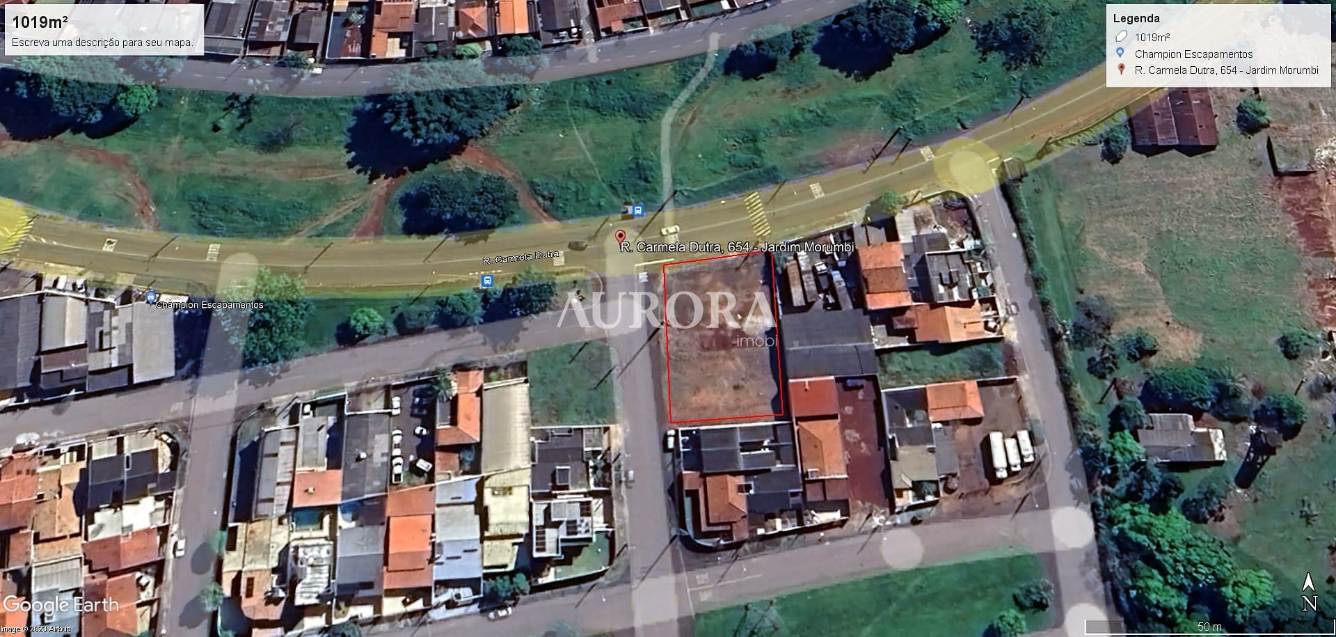 Terreno em Jardim Morumbi, Londrina/PR de 1029m² à venda por R$ 2.099.000,00