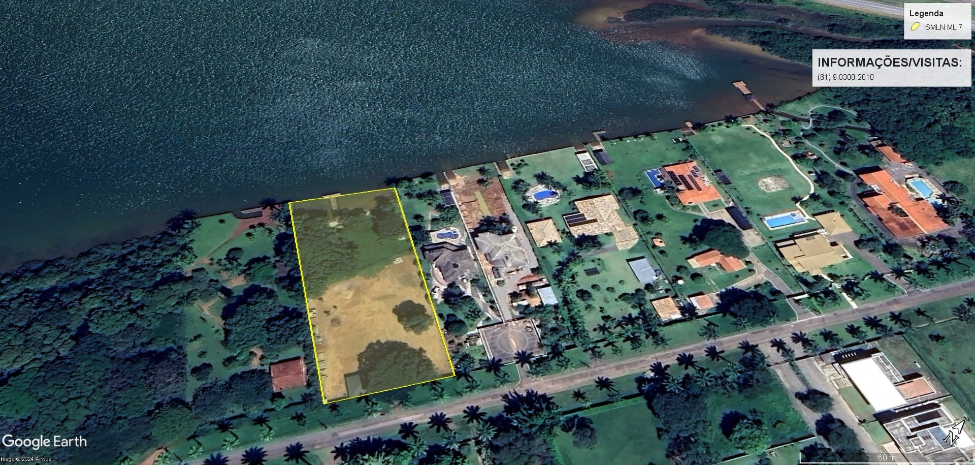 Terreno em Setor de Mansões do Lago Norte, Brasília/DF de 5300m² à venda por R$ 4.999.000,00