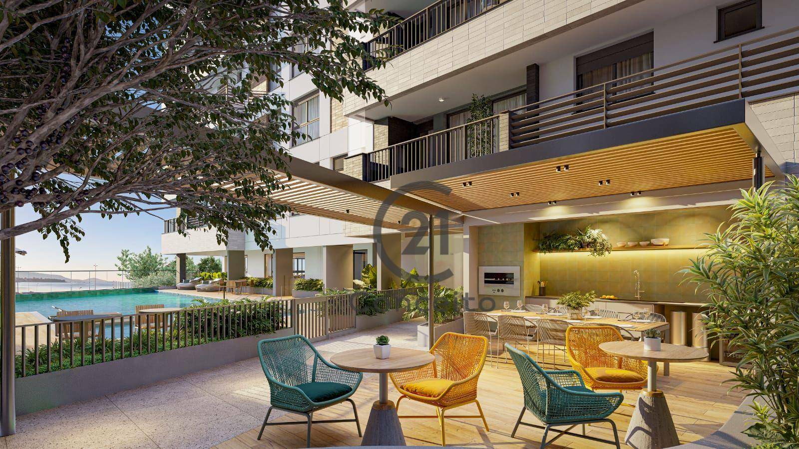 Apartamento em Praia Comprida, São José/SC de 115m² 3 quartos à venda por R$ 1.619.000,00