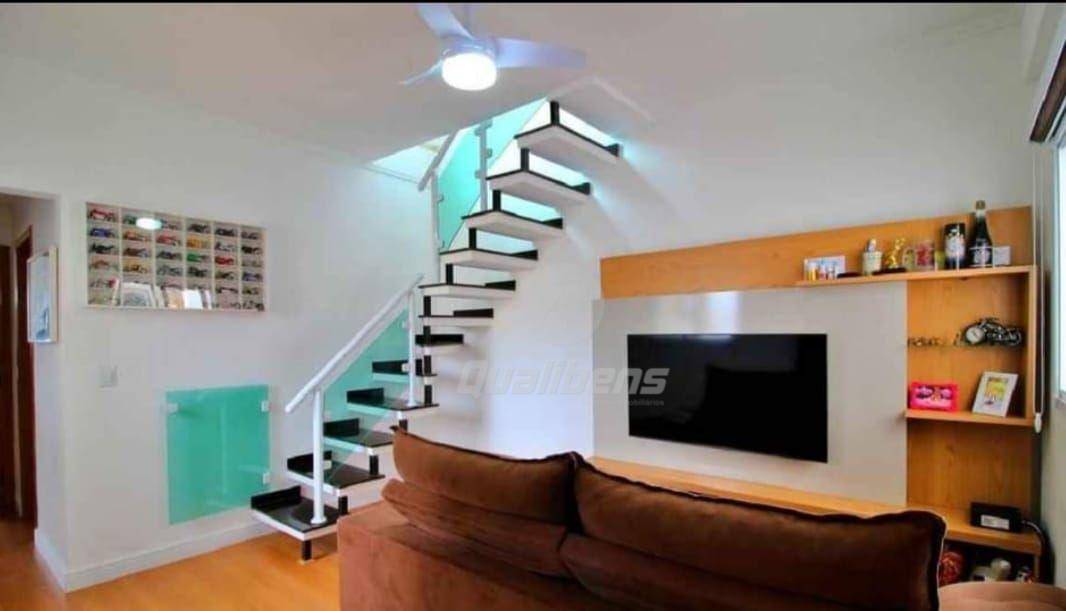 Apartamento Duplex em Vila Tibiriçá, Santo André/SP de 88m² 3 quartos à venda por R$ 449.000,00