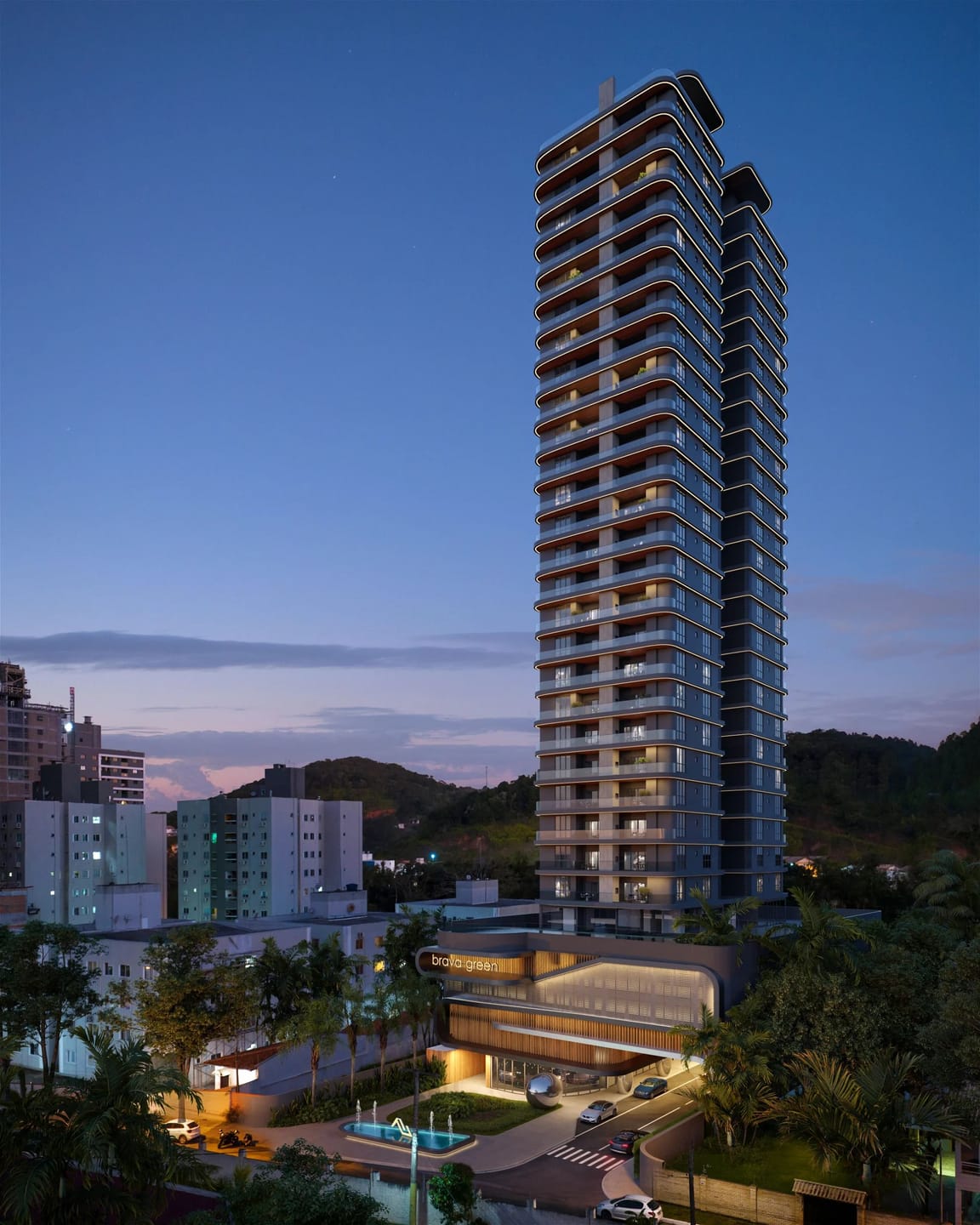 Apartamento em Praia Brava, Itajaí/SC de 84m² 2 quartos à venda por R$ 1.405.309,00