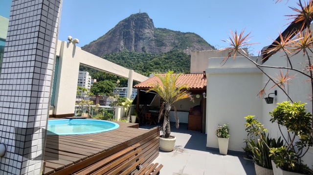 Penthouse em Humaitá, Rio de Janeiro/RJ de 172m² 2 quartos à venda por R$ 2.000.000,00 ou para locação R$ 9.000,00/mes