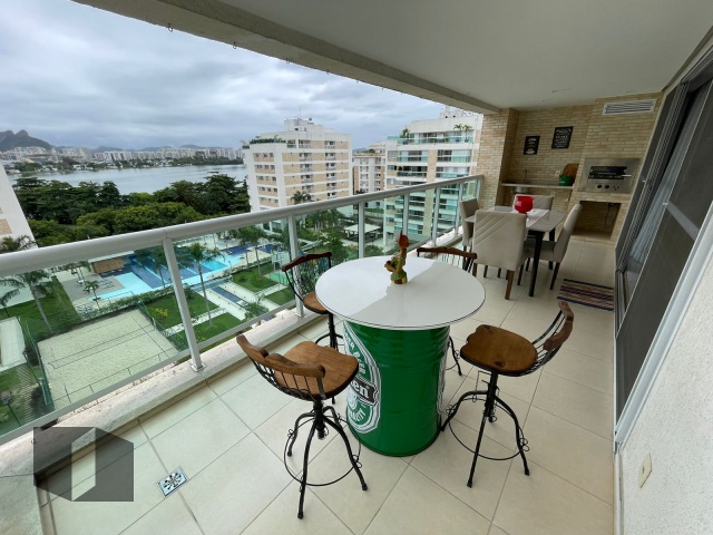 Apartamento em Barra da Tijuca, Rio de Janeiro/RJ de 192m² 4 quartos para locação R$ 10.000,00/mes